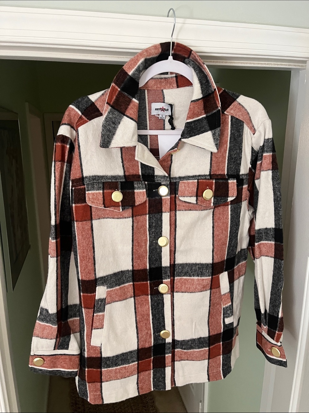 Plaid Shacket Jacket -